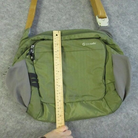 Pacsafe Venturesafe GII Briefcase Green Bag Crossbody Antitheft Exomesh 614 - Picture 6 of 16
